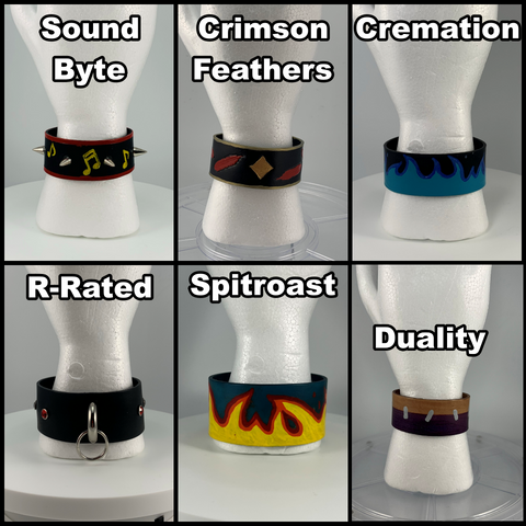 Mix and Match BNHA Inspired Leather Bracelet Pair